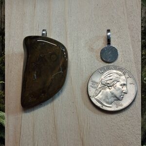 Unique Brown Stone Pendant